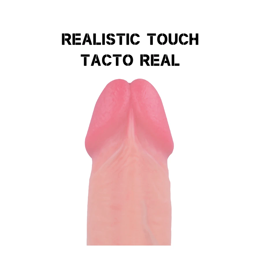 ROCKARMY - HARNESS + DUAL DENSITY TIGER REALISTLIK DILDO 14CM